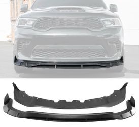 21-26 Dodge Durango Front Bumper Lip Upper / Lower Matte Black