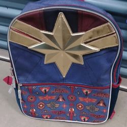 Captain Marvel Backpack $15 Cash 