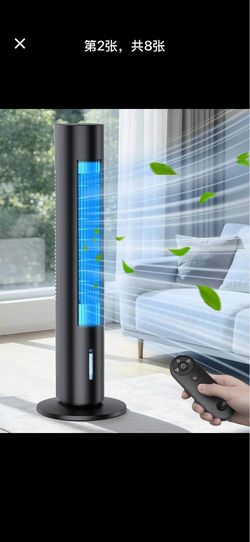 44 INCH Windowless Air Conditioner with 4 Modes & 3 Speeds, 12H Timer, 4L Tank for 24H Cooling Evaporative Air Cooler, 4 Ice Packs, 17Ft Remote, 120° 