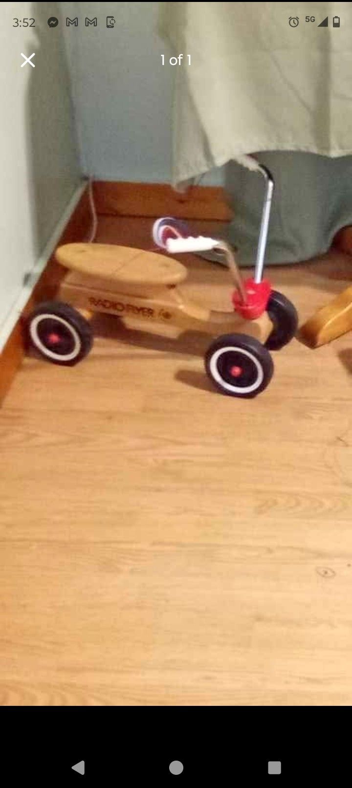Vintage Radio Flyer 4 Wheel Scooter Wagon Trike Bicycle 