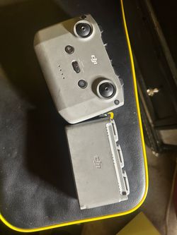 Dji mini 2 remote and 3 batteries and 2 way charger
