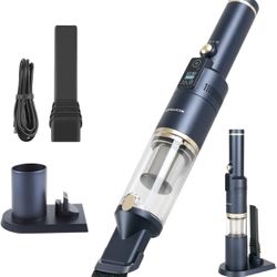 AIRWOX Hand Held Vacuum Cordless, 1High Power Handheld Vacuum with Brushless Motor and LED Screen