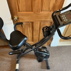 exercise bike stationary folding