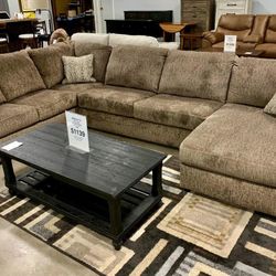 🍄 Hoylake 3-Piece Sectional With Ottoman | Loveseat | Couch | Sofa | Sleeper| Living Room Furniture| Garden Furniture | Patio Furniture