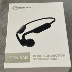 Purerina Open Ear Bone Conduction Motion Headphones Wireless Sport Headset