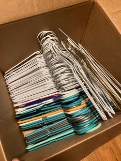 Box of hangers