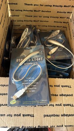  Bright LED USB Lamp Light Reading Lamp for Laptop Flexible Neck Black