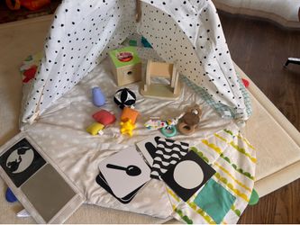 Lovevery Play Gym — Complete w/ Extras | Missing 1 Teething Ring
