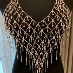 Silver Jewelry Top Cover Necklace New