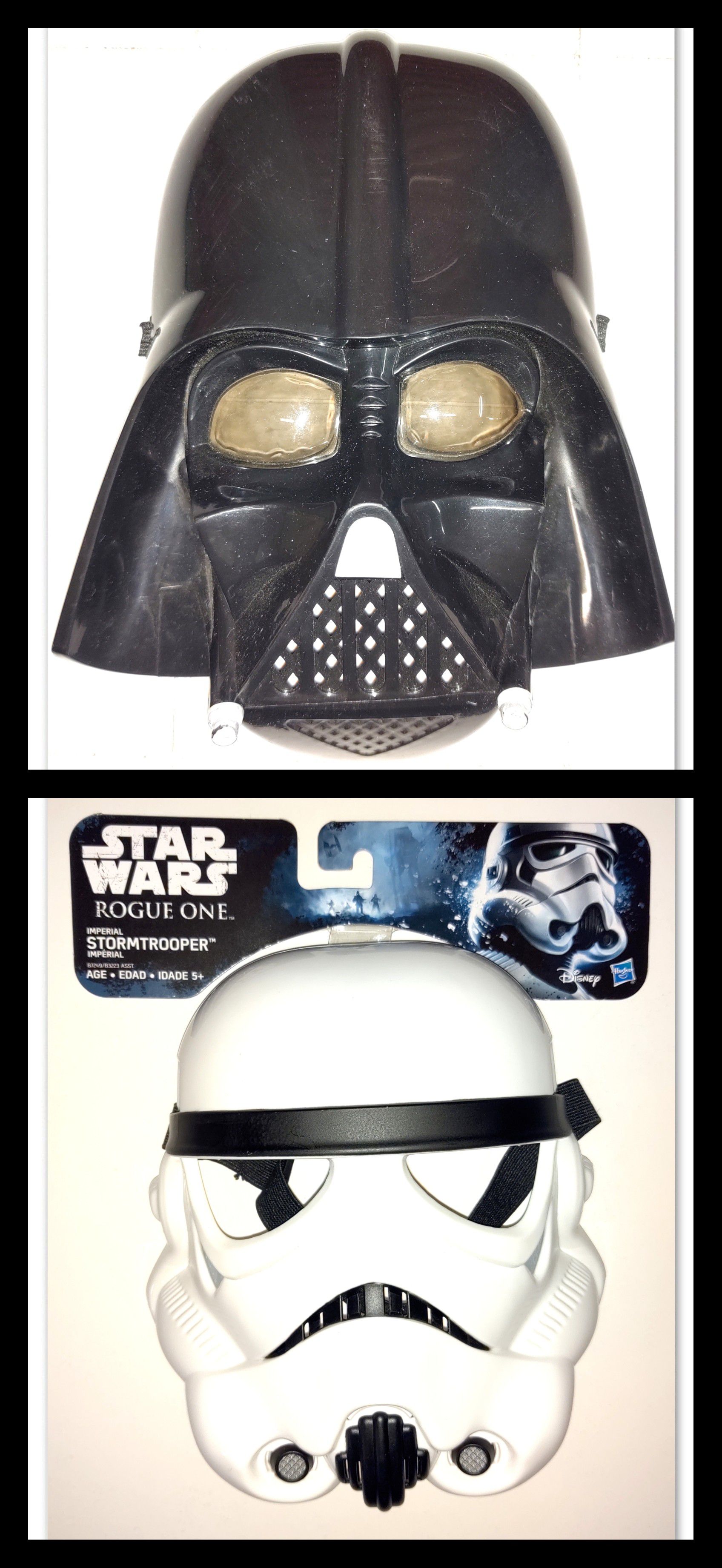 Halloween - STAR WARS Darth Vader or Stormtrooper Mask