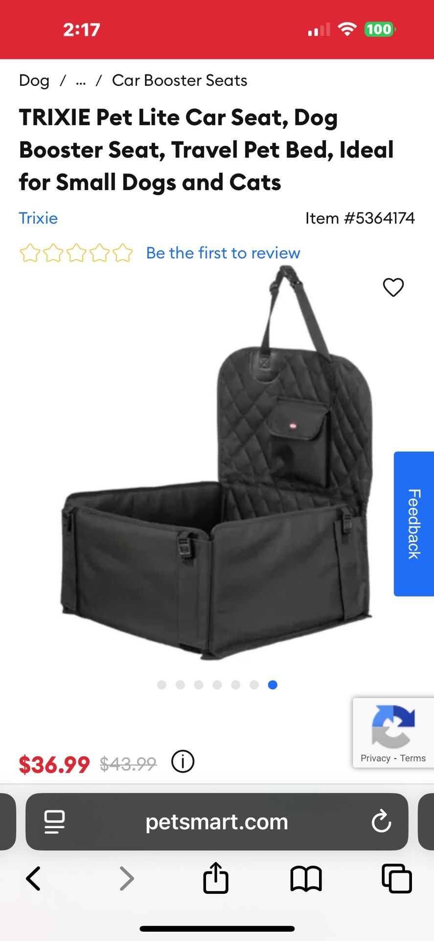 Dog/cat Car Seat