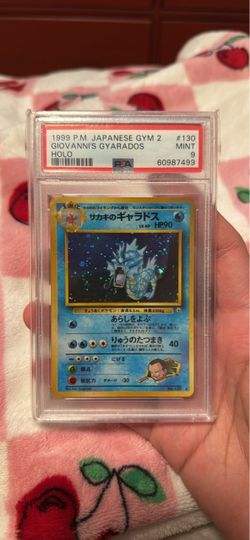 Japanese Giovanni Gyarados psa 9