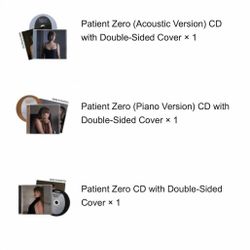Taylor Swift Patient Zero limited-edition CDs