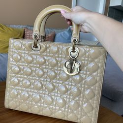 Lady Dior Handbag Authentic 
