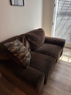 Brown Loveseat Sofa