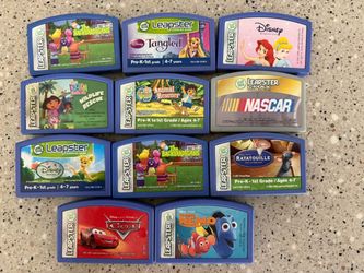 11 Leapster Game Cartridges