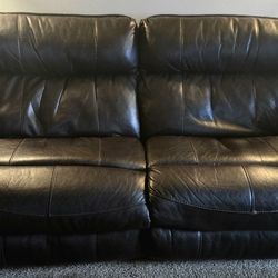 Bonded Leather Power Reclining Couch