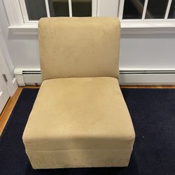 Beige Pottery Barn Arm Chair