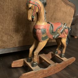 Antique Rocking Horse 