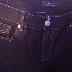 True Religion Ricky Black Rinse SN Flap Denim Short Mens