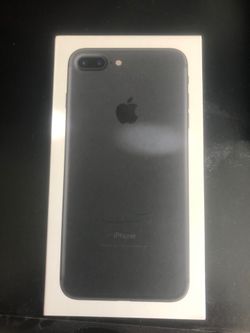 iPhone 7 Plus box and original headphones lightening connector (no iPhone)