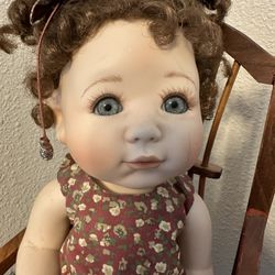 Vintage Porcelain Doll - Limited Edition.