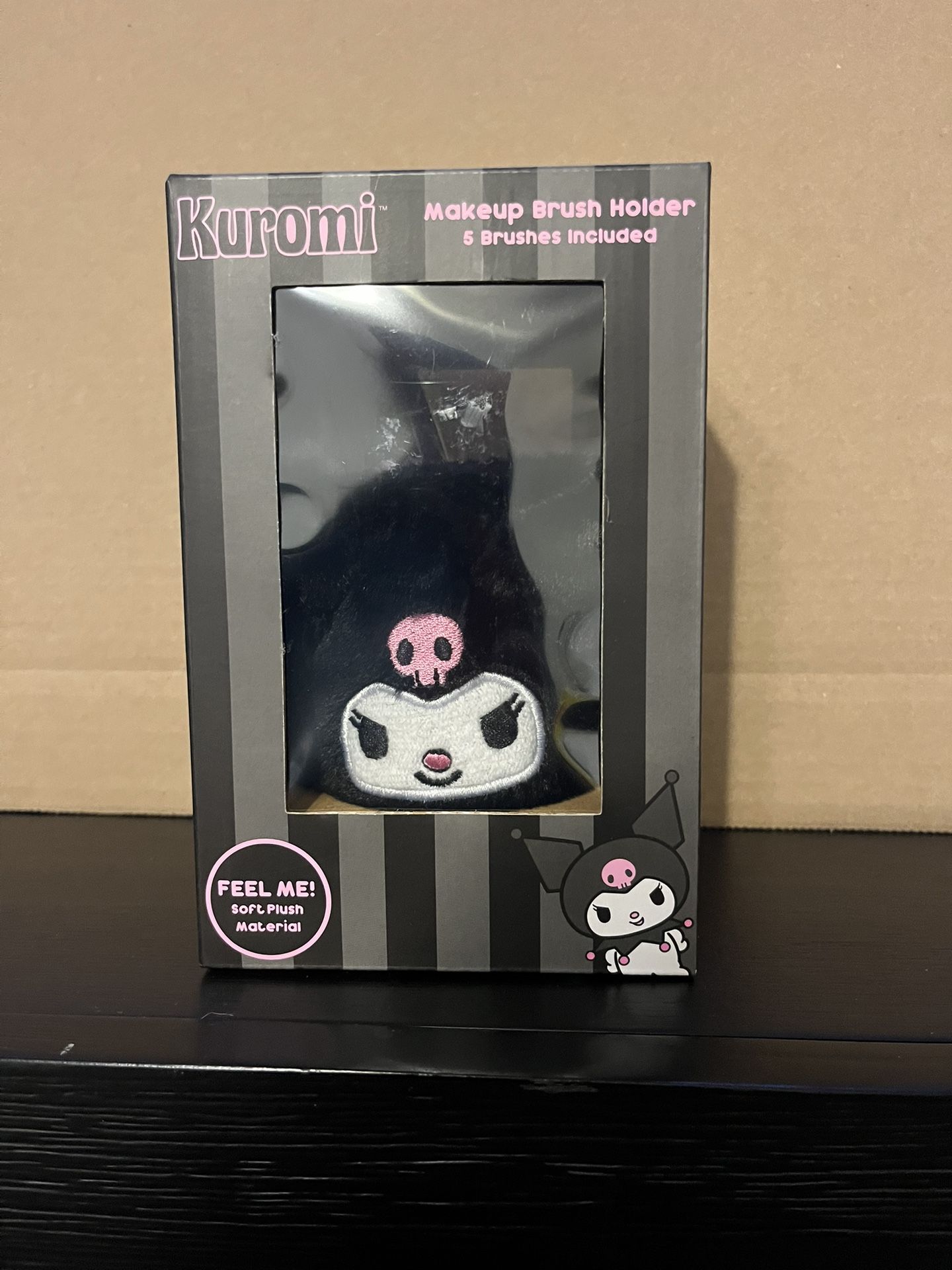 Hello Kitty Kuromi Plush Makeup Brush Holder