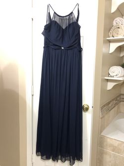 Navy blue formal dress XL