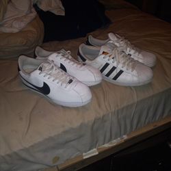 Nike Cortez Adidas Superstar Size 12