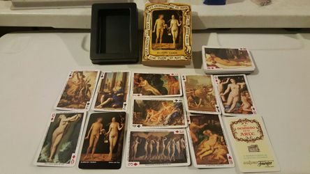 Famous Nude Art Themed Playing Cards