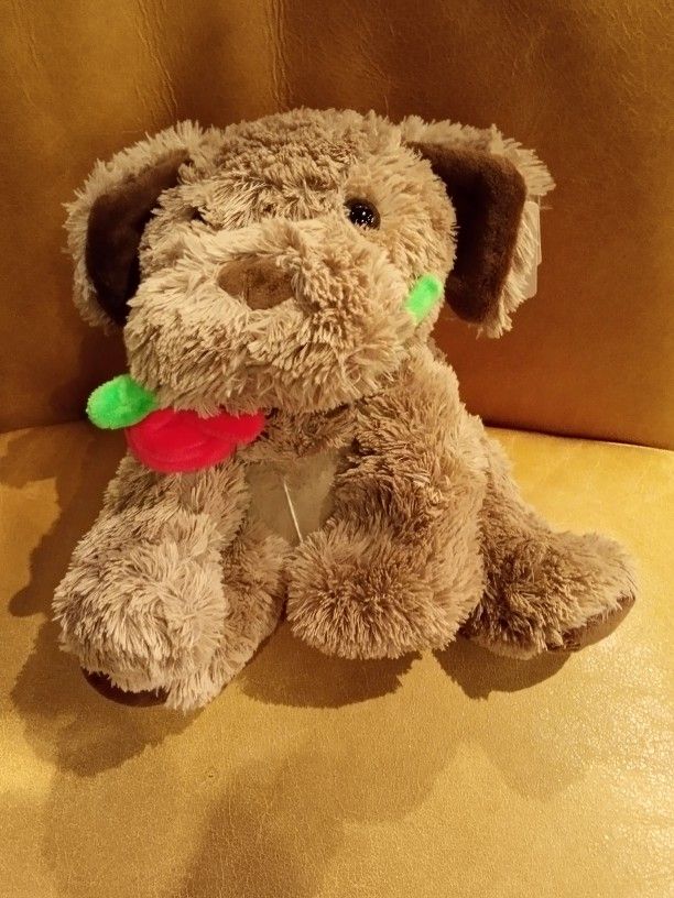 Coco The Love Pup Russell Stover Plush Brown Dog