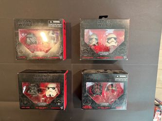 Star Wars Black Series Titanium Helmet 2-Pack Lot of 4