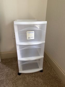 New Brightroom 3-Drawer Plastic Storage Cart