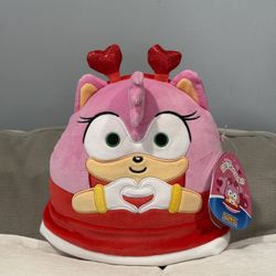 Squishmallows Sonic The Hedgehog Amy 10 Inch Plush