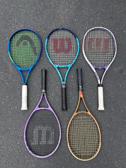 Tennis Rackets (Wilson, HEAD and more )