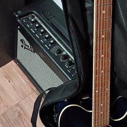 Guitar And Amplifier 