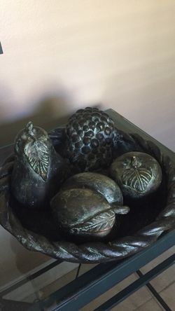 Mexican ceramic table fruit center