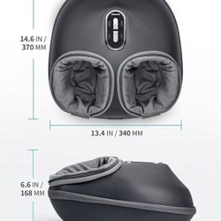 Nekteck Shiatsu Foot Massager Machine with Soothing Heat, Deep Kneading Therapy, Air Compression, Improve Blood Circulation and Foot Wellness,Relax fo