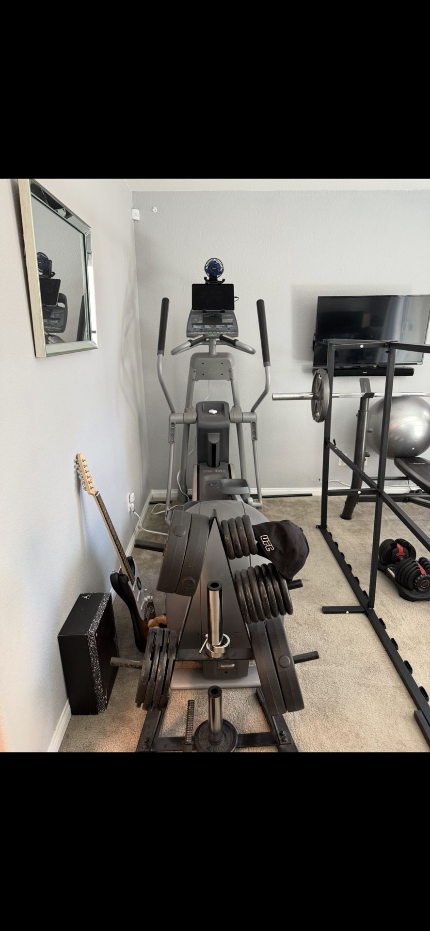 Fitness Bench Lifting Weight ,elliptical And More