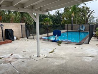 Mesh Pool Safety Fence w/ Gate