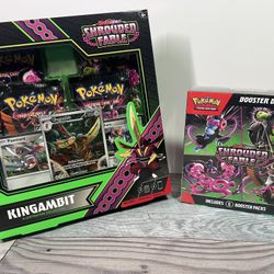Pokemon Shrouded Fable Kingambit Illustration Collection + Booster Bundle