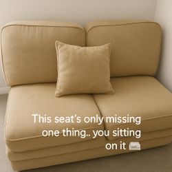 Brown Loveseat 