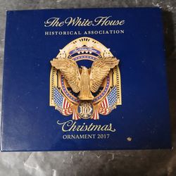 Brand New 2017 The White House Limited Edition FDR Christmas Ornament. 