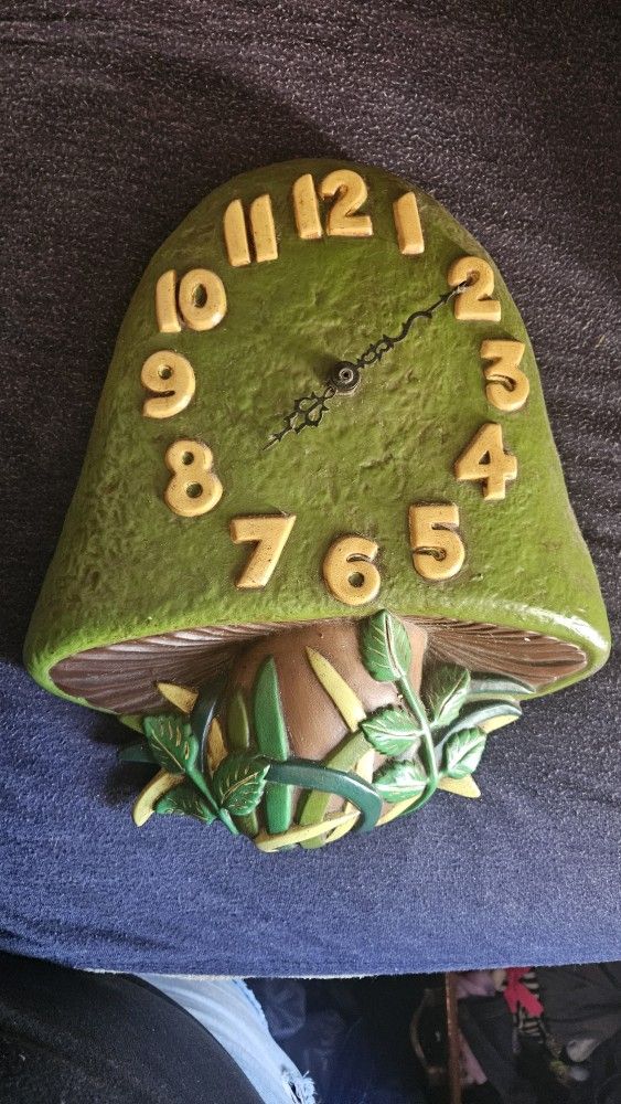 Vintage Mushroom Clock McM