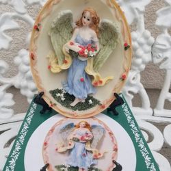 Angel Plate with Stand & Box