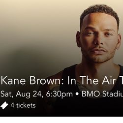 Kane Brown Concert - 4 Tickets, August 24, 2024