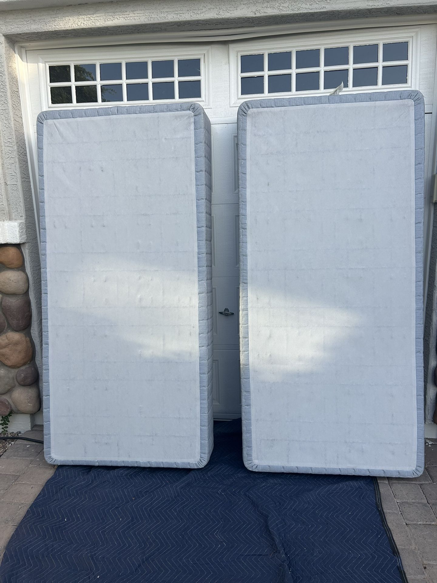 Off White King Size Box Springs - Can Deliver!