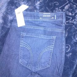 New Hollister Dark Blue Skinny Jeans 