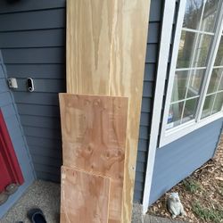 Free Plywood- 4 Pieces