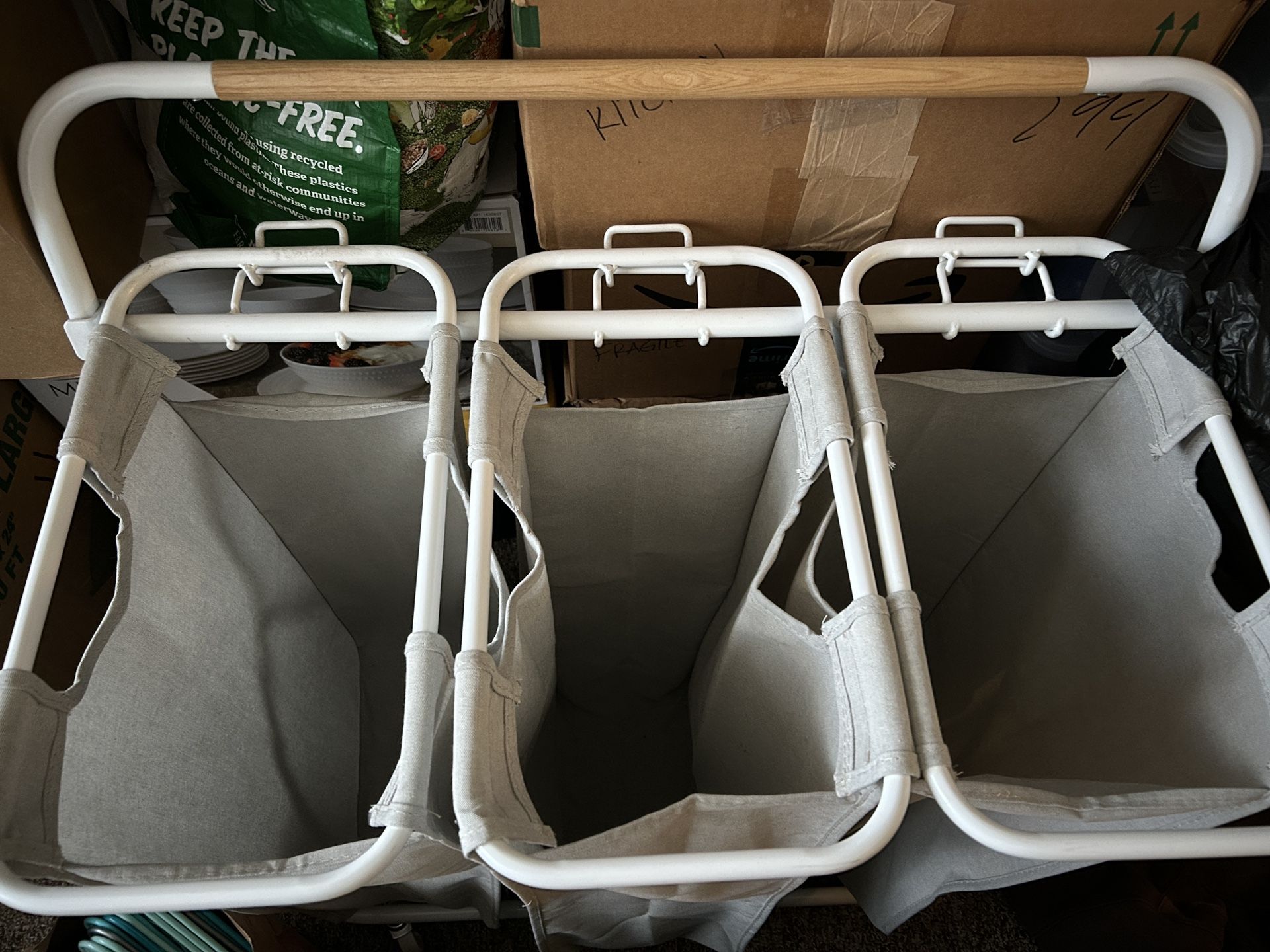 Laundry Basket Divider On Wheels - Like New